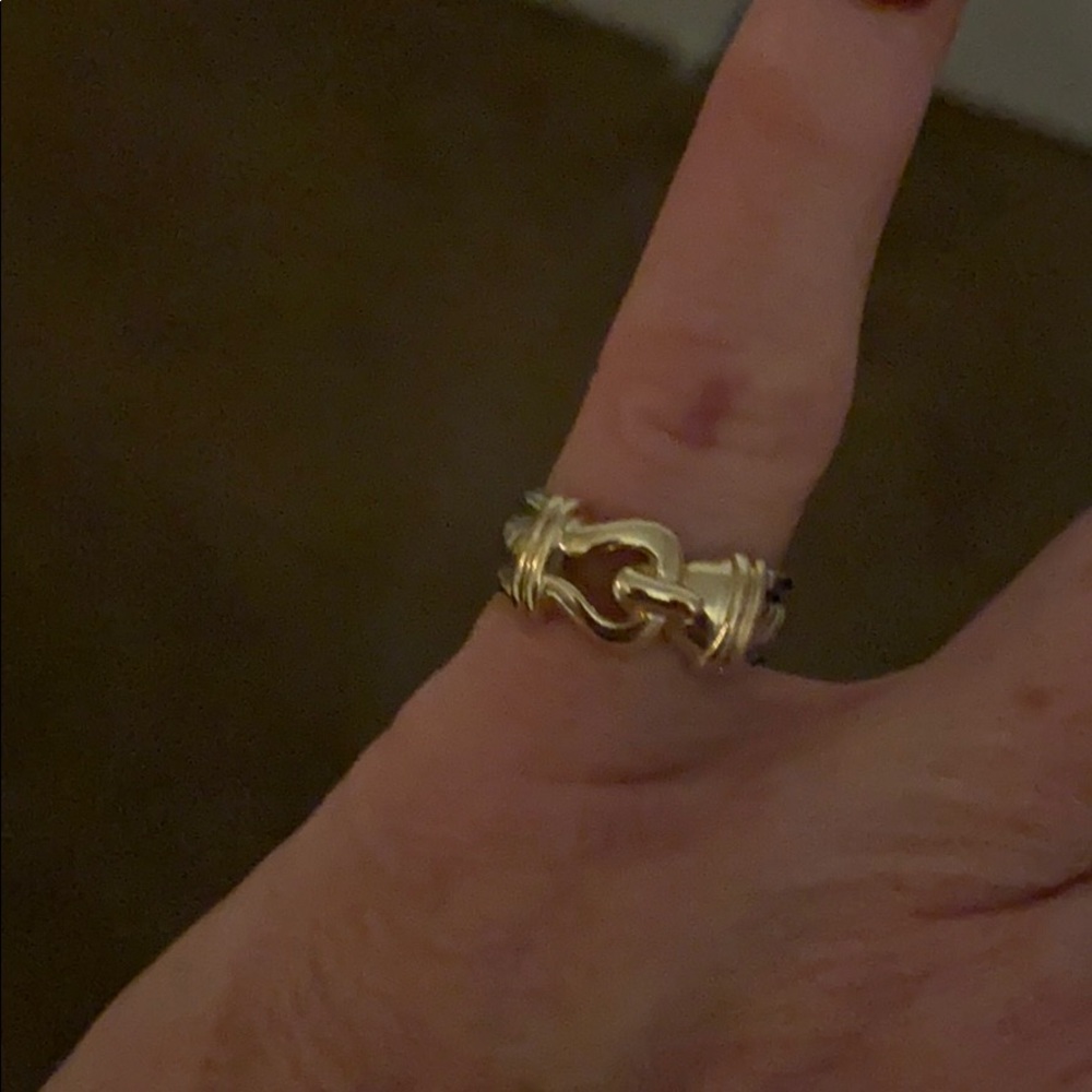 david yurman buckle ring size 7